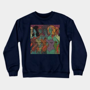 Zombie Beauty Queens Crewneck Sweatshirt